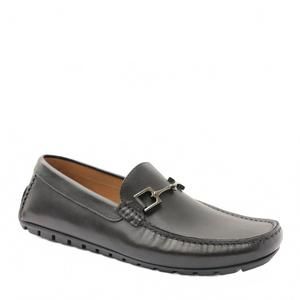 NEW BRUNO MAGLI men's xander driver moccasin shoes in black